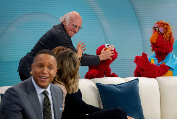 Larry David attacking Elmo on the Today Show.